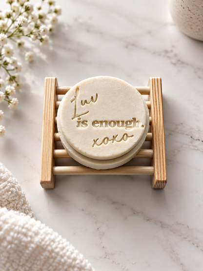 Bare Roots Shampoo Bar (with bamboo bar dish)