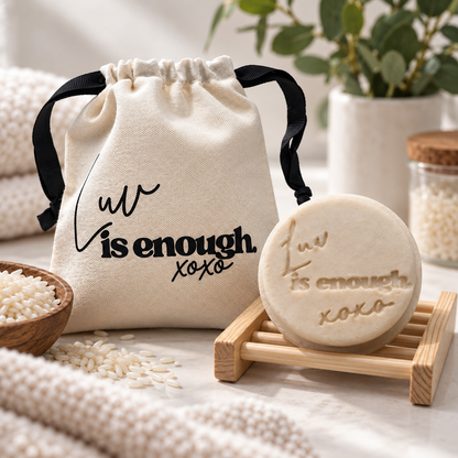 Bare Roots Shampoo Bar (with bamboo bar dish)